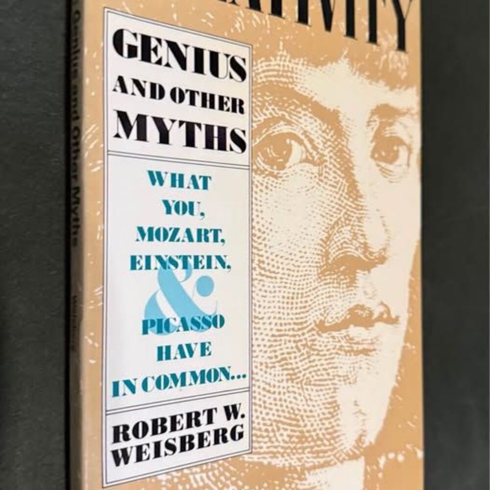 $30 for $20 book Creativity: Genius and Other Myths by Robert W. Weisberg